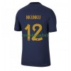 Maillot de Supporter France Christopher Nkunku 12 Domicile Coupe du Monde 2022 Pour Homme